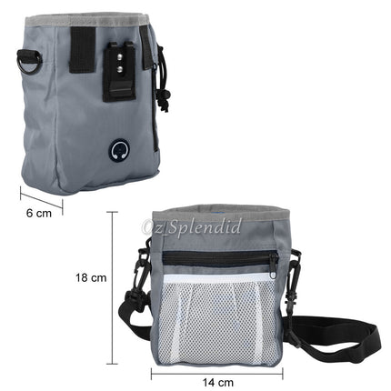 Dog Treat Training Pouch Pet Training Bag Large Capacity Puppy Snack Waist Bags