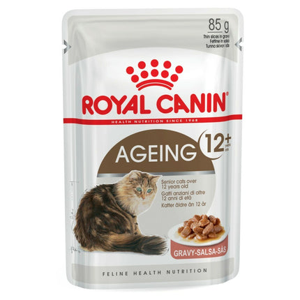 Royal Canin Ageing 12+ Years in Gravy Wet Cat Food Pouch 12 x 85g