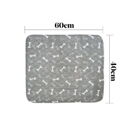 Washable Pet Dog Cat Bed Pee Pads Cushion Absorbent Mat Reusable Training Wee AU