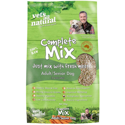 Vets All Natural Complete Mix Muesli for Fresh Meat for Adult & Senior Dogs -5kg